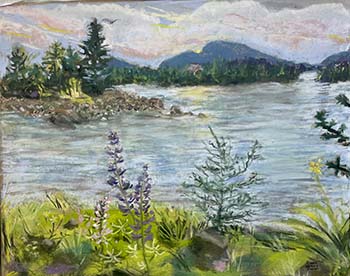 Mount Desert (watercolor)